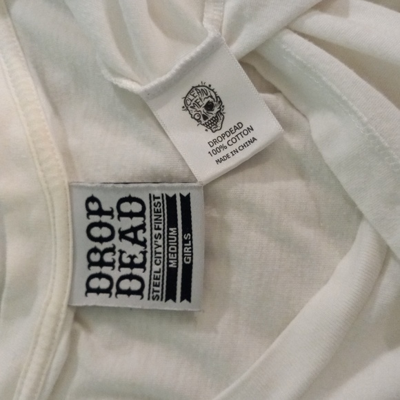 Drop Dead Graphic Skull Ice Cream Tee Shirt | US M - Picture 4 of 5